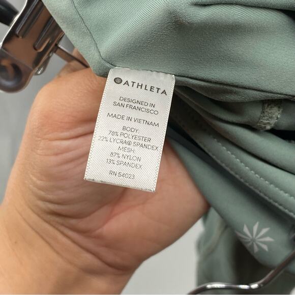 Athleta Eclipse 7/8 Tight Lead Green Seafoam Sage Athleisure Yoga Leggings Sz XS - Picture 12 of 12